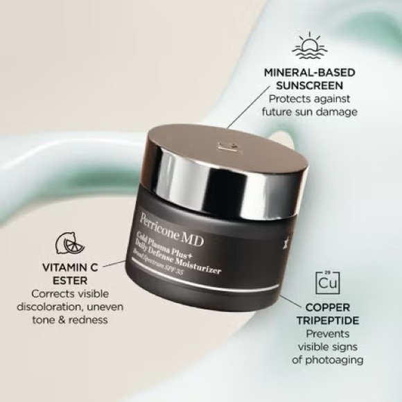 210. Perricone MD Daily Defense Cold Plasma+ Moisturizer SPF 35- wrinkles, pores - Picture 3 of 11